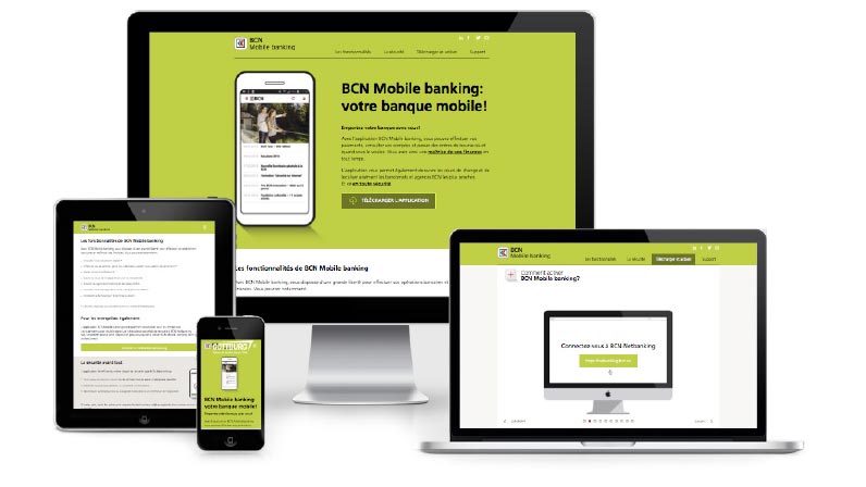 Site BCN mobile banking