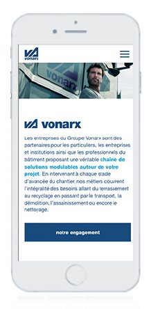 Vonarx site responsive